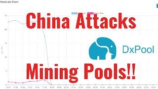 China Attacks Mining Pools DXpool flarepool Down ~ How 2 get Paid & Fix issues Connect Stratum + TCP