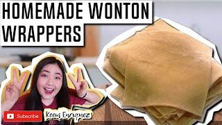 HOW TO MAKE WONTON WRAPPERS? | Easy and Affordable |Keem Enriquez