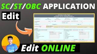 How to Edit Caste Certificate Application Online - Caste Certificate Application Edit Kaise Kare