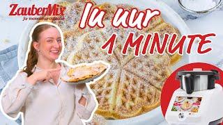 SAFTIGE Waffeln in NUR 1 Schritt!  | Monsieur Cuisine Rezepte