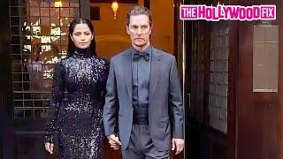 Matthew McConaughey & Camila Alves Are Shamed By Fans At The 'Caring For Women' Dinner In New York