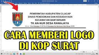 Cara Memberi Logo di Kop Surat