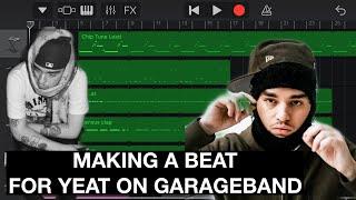 MAKING A YEAT BEAT ON GARAGEBAND IOS (TUTORIAL)