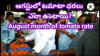 June 30, 2024# August month of tomato rate # ఆగస్టు నెలలో టమోటా ధరలు ఎలా ఉంటాయి #august month tomoto