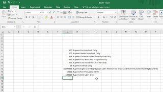 How to Convert Number into Word in Excel in Indian Rupees (Tutorial)
