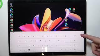 Microsoft Surface Pro X - How To Turn On Screen Keyboard