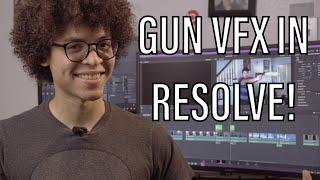 How to do MUZZLE FLASHES in DAVINCI RESOLVE!