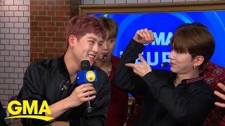 Catching up with Monsta X live on 'GMA' l GMA