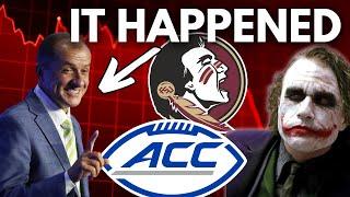 ACC Makes Surprising Move... But DID NOT for FSU Football