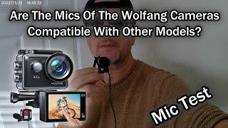 Are The Wolfang Action Camera Microphones Interchangeable (e.g. Mic Of GA300 In GA200)?