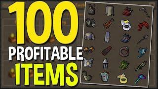 Top 100 Items for Flipping in Oldschool Runescape! (P2P/F2P) OSRS Item Flipping Guide! [OSRS]