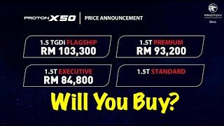 Proton X50 price has been revealed (much higher than I expected)