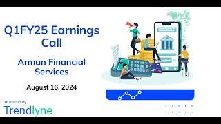 Arman Financial Services Earnings Call for Q1FY25