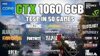 GTX 1060 6GB - Test in 50 Games in Early 2024