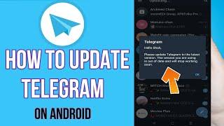 How to Update Telegram App Android | telegram app update on mobile|