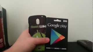 Cruzerlite Case and Google Play Gift card Giveaway Video!