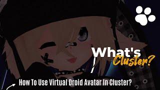 What's Cluster ? How To Use Virtual Droid 2 Avatars In Cluster Metaverse ?