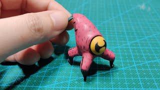 手工自製飢荒章魚軟陶泥教學 Sculpting Don't Starve Skitter Squid - Polymer Clay (Fimo) Tutorial