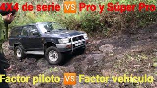 4X4 PRO  STOCK, de serie  preparados, Toyota 4Runner V6 265/70/15  Maquinaria 40", 37", 35"