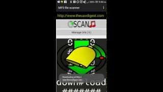 Android - SpecificApps - Mp3 Url Downloader App in action.