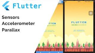 Flutter Example - Parallax with Accelerometer