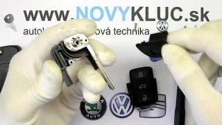 Demontáž auto kľuč VW, SKODA, SEAT, AUDI vyskakovací , How to disassembly car key.