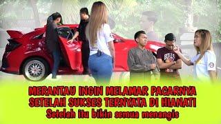 MERANTAU INGIN MELAMAR PACARNYA,SETELAH SUKSES TERNYATA DIHIANATI,Setelah itu buat semua menangis.