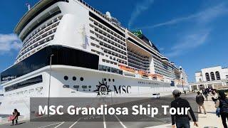 8 days on Luxury Large Cruise Ship around Europe [1/7] | "MSC Grandiosa" Ship Tour