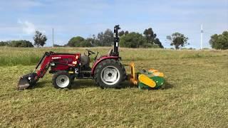 Flail mowing with new Hayes Premium 160