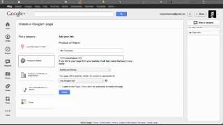 Google Plus Tutorial - Creating pages