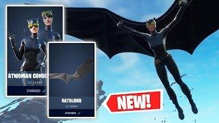 NEW BATGLIDER + CATWOMAN Skin Gameplay in Fortnite!