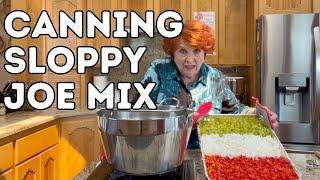 Canning Sloppy Joe Mix