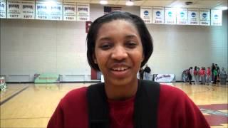 Post Game Interview with Destiny Smith