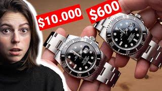 ROLEX REAL vs FAKE: Rolex Submariner vs $600 HIGH END Replica | 116610LN