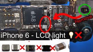 iPhone 6 LCD light not working.backlight not working.