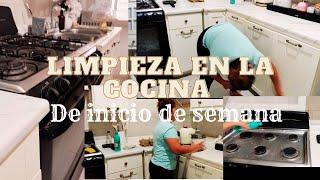 LIMPIEZA EN LA.COCINA/ Inicio de semana #cocina#limpieza