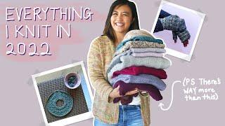 EVERYTHING I KNIT IN 2022! | My handmade wardrobe for this year | An Aussie knitting podcast