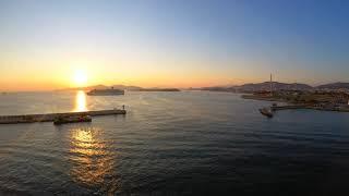 Timelapse sunset - Pireas (Piraeus) 20th October 2021