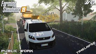 Starting new build site | Public Work on Geiselsberg | Farming Simulator 19 | Episode 6