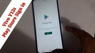 Vivo Y12s Google Account Sign in || How to Sign in Play Store in Vivo Y12s Model