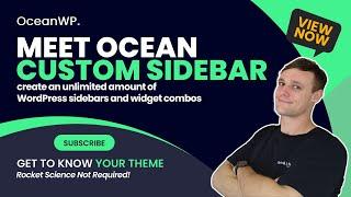  Ocean Custom Sidebar: Create an Unlimited Amount of WordPress Sidebars with OceanWP