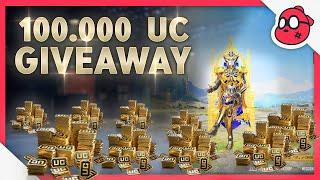 $100,000 UC GIVEAWAY (FREE) | PUBG MOBILE