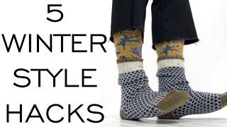 WINTER STYLE HACKS to keep warm & still EDGY CHIC / Cold Weather / Capsule Wardrobe / Emily Wheatley