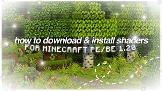 How To Download & Install Aesthetic Shaders For Minecraft PE! (1.20) 