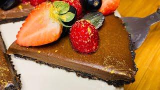 No bake chocolate cake / cake sans cuisson au chocolat et oreo/طارط بدون فرن بالشكولا و أريو