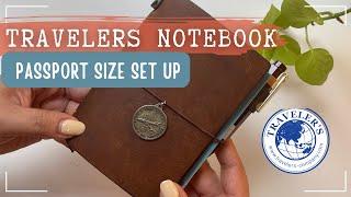 TRAVELERS NOTEBOOK PASSPORT SIZE SET UP   | 2023 EDC #plannersetup #planner #travelersnotebook