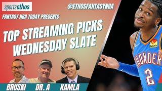 Wednesday NBA Slate Preview: Top Streaming Picks & Matchup Analysis w/ Rick Kamla & Dr. A