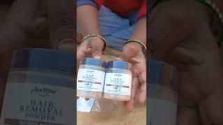 Meesho Hair removal powder review #shorts #trending #viralvideo #shortsfeed #reels @BENATURALRekha