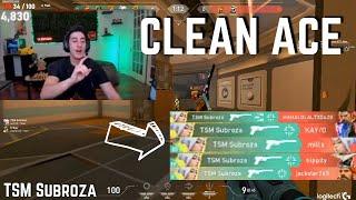 TSM Subroza CLEAN Jett ACE ! IT'S TOO EASY | VALORANT Clips