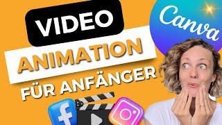 VIDEO in CANVA erstellen für ANFÄNGER: Instagram Reel erstellen | Google Search Bar Animation